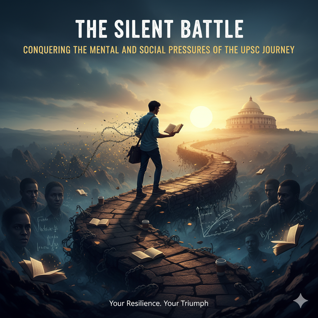 The Silent Battle: Conquering the Mental and Social Pressures of the UPSC Journey